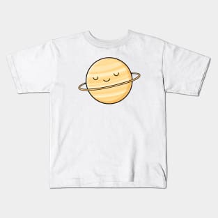 Happy Planet Saturn Kids T-Shirt